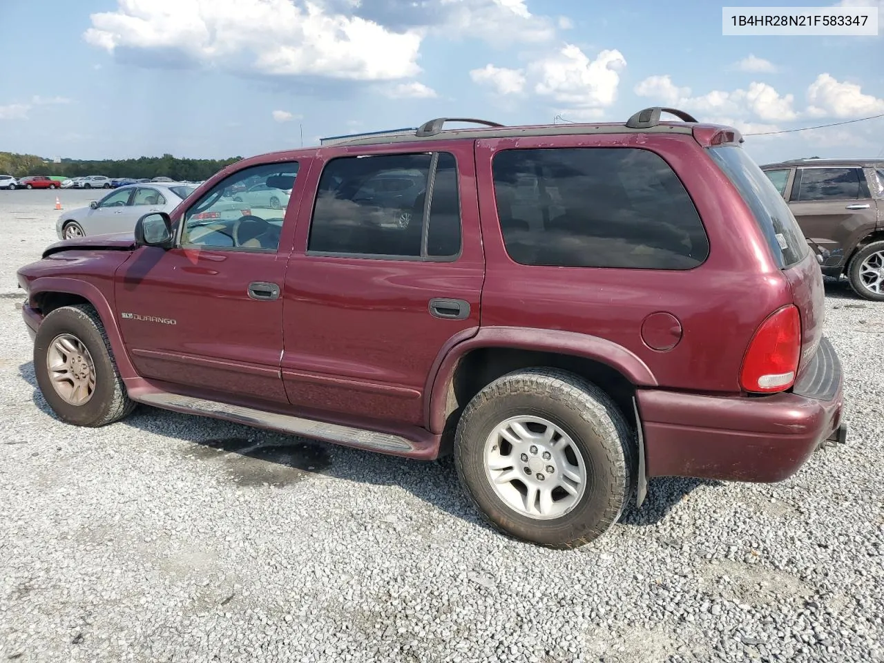 2001 Dodge Durango VIN: 1B4HR28N21F583347 Lot: 73935374