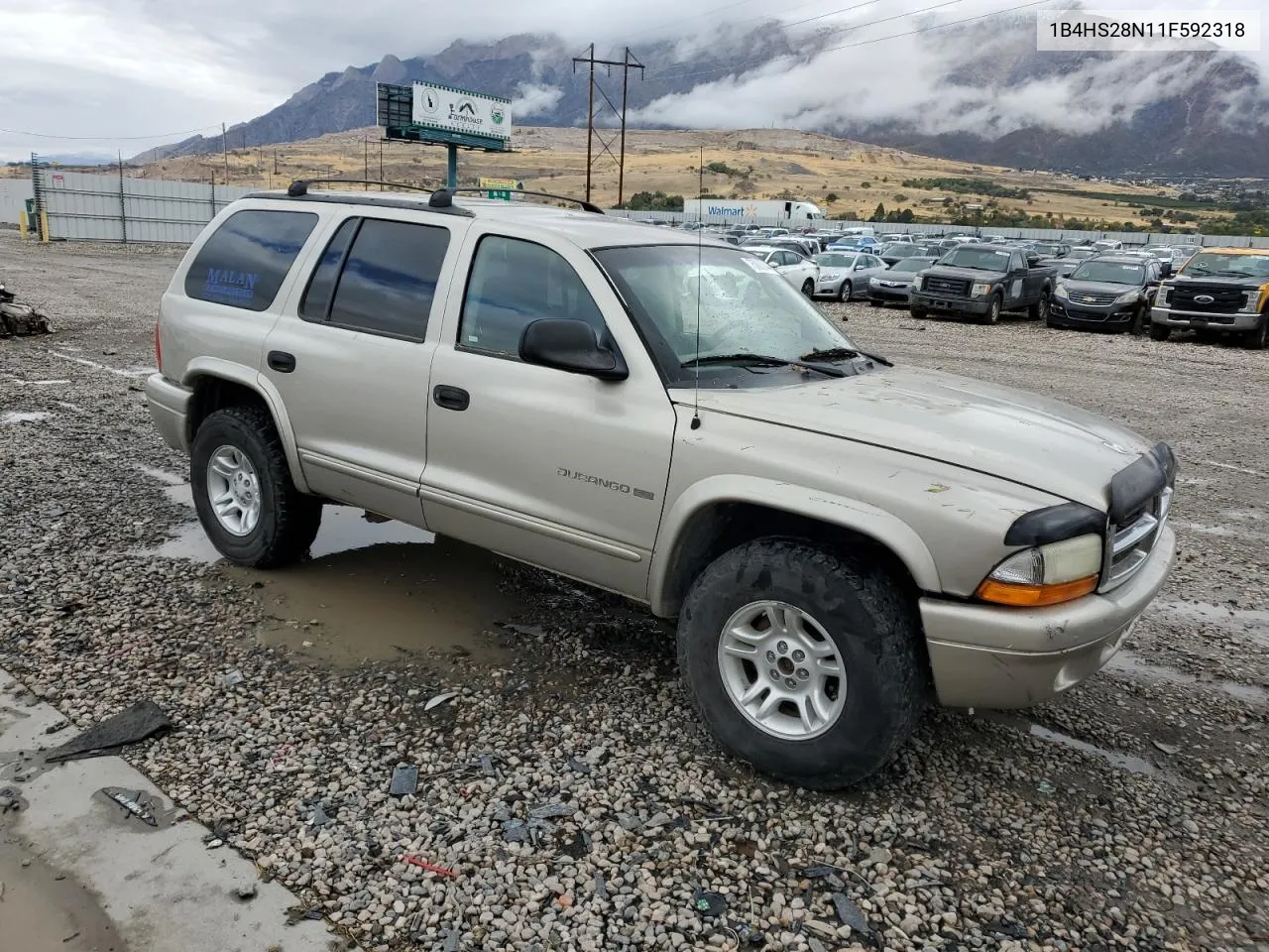 2001 Dodge Durango VIN: 1B4HS28N11F592318 Lot: 75000344