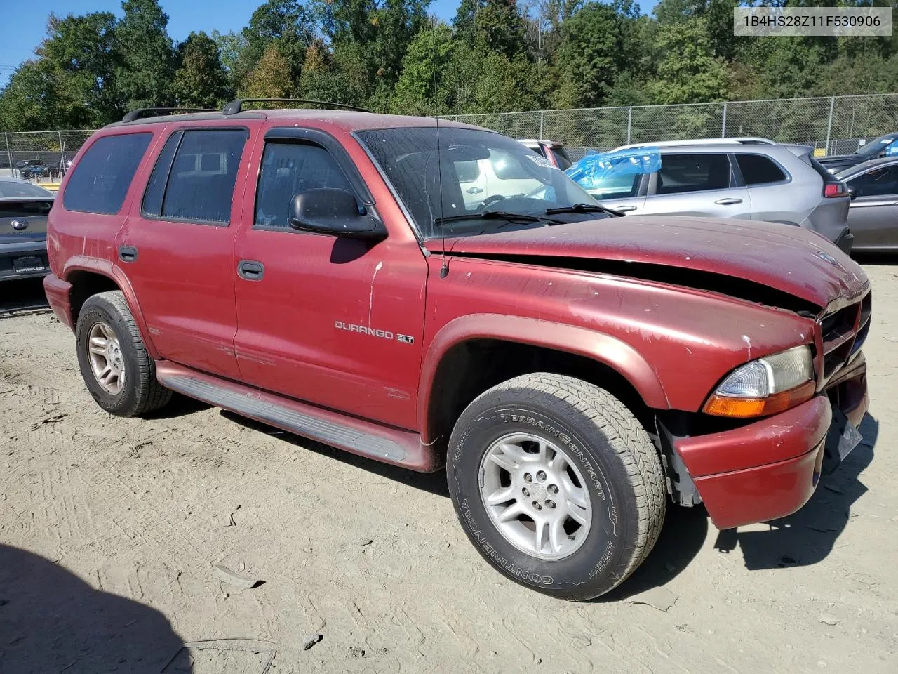 2001 Dodge Durango VIN: 1B4HS28Z11F530906 Lot: 75046514