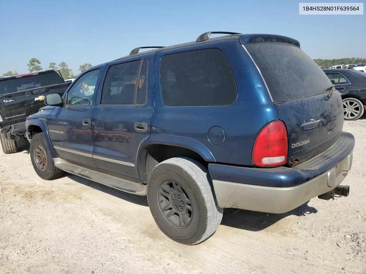 2001 Dodge Durango VIN: 1B4HS28N01F639564 Lot: 76092184