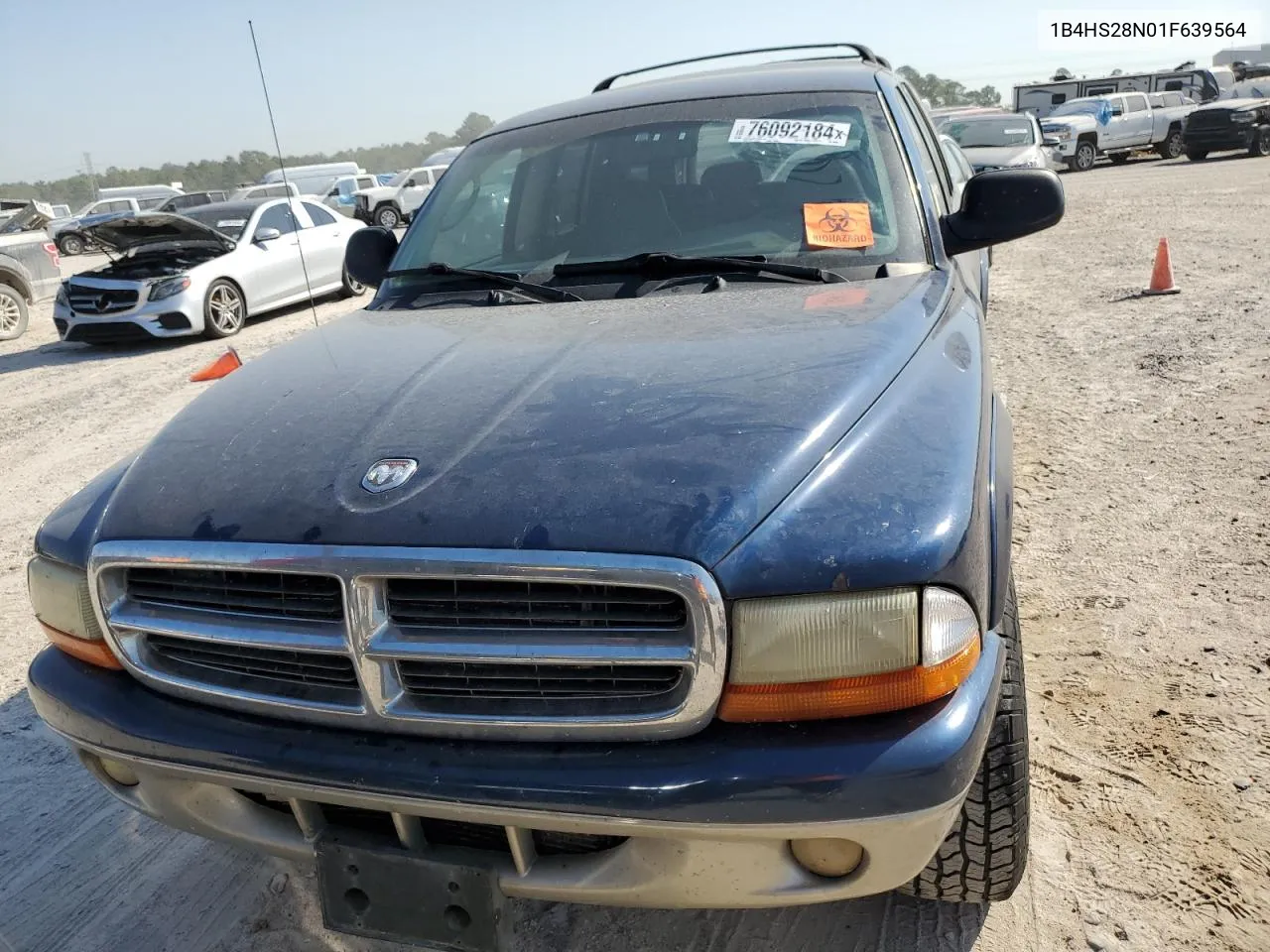 2001 Dodge Durango VIN: 1B4HS28N01F639564 Lot: 76092184