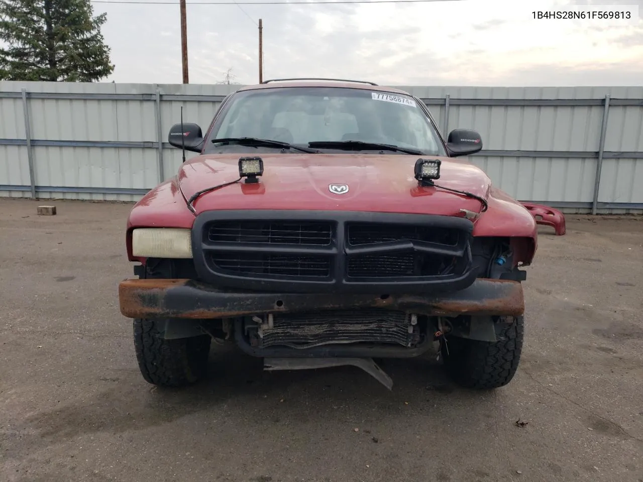 2001 Dodge Durango VIN: 1B4HS28N61F569813 Lot: 77758874