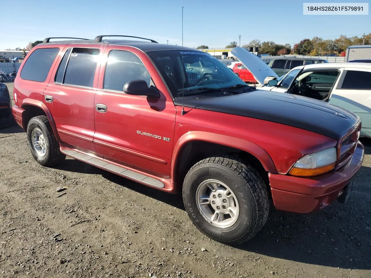 2001 Dodge Durango VIN: 1B4HS28Z61F579891 Lot: 80510284