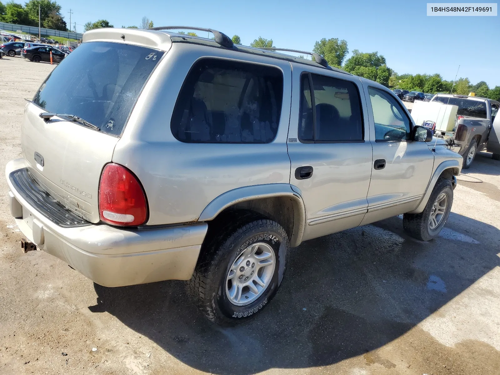 2002 Dodge Durango Slt VIN: 1B4HS48N42F149691 Lot: 57900004