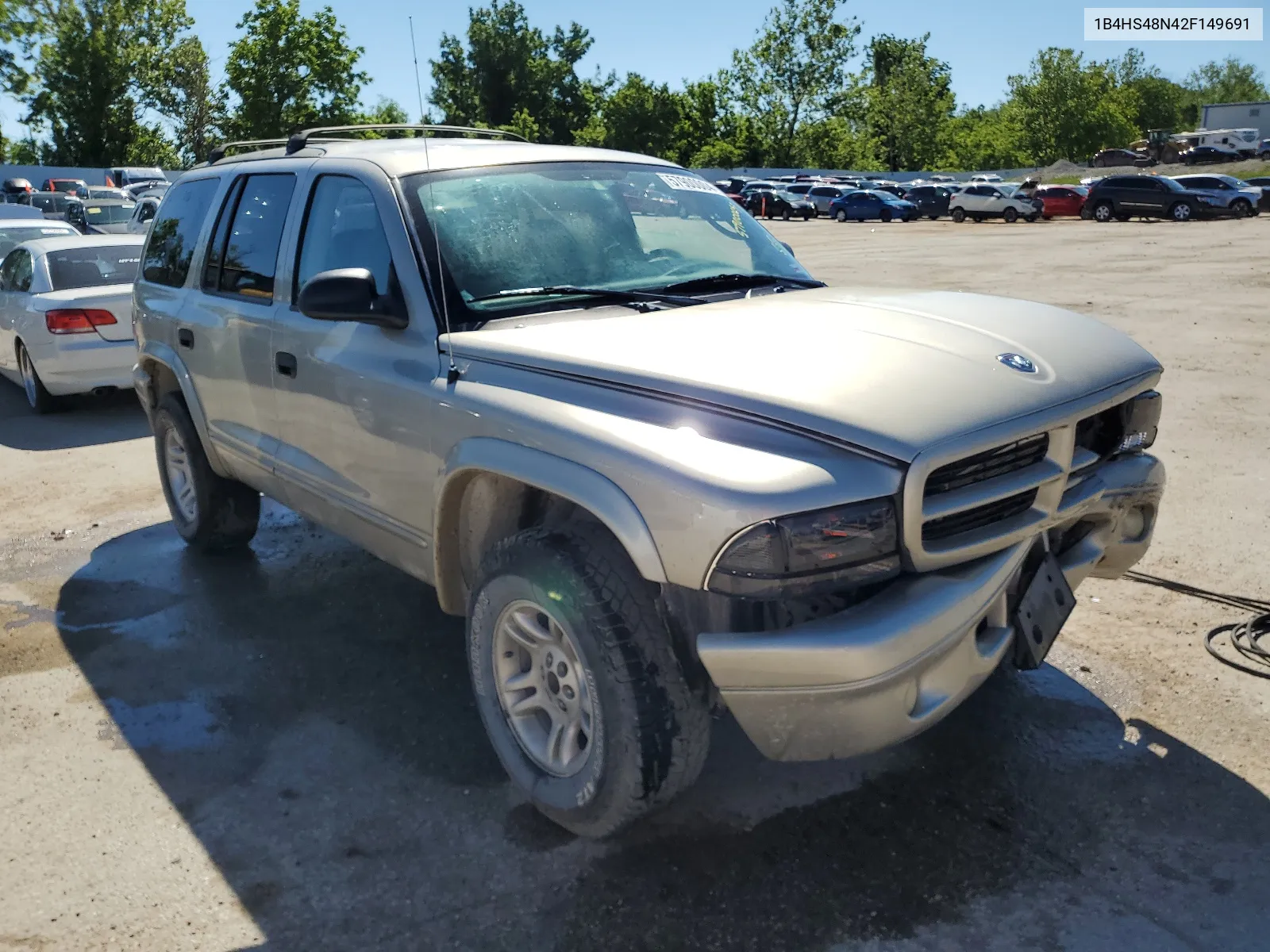 2002 Dodge Durango Slt VIN: 1B4HS48N42F149691 Lot: 57900004