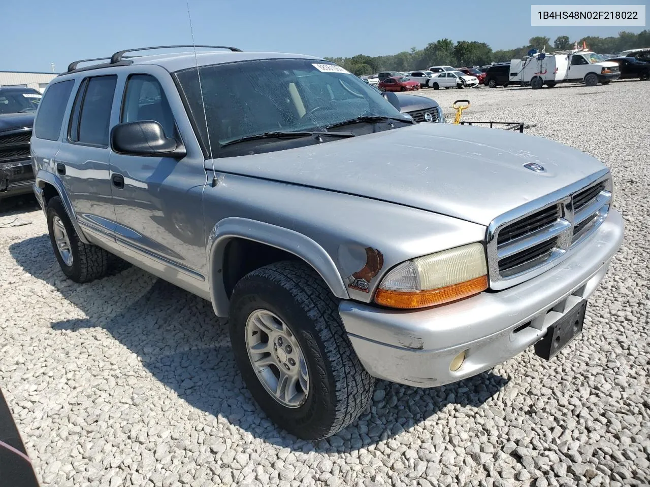 2002 Dodge Durango Slt VIN: 1B4HS48N02F218022 Lot: 68361064