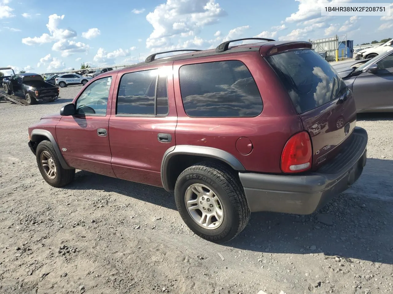 1B4HR38NX2F208751 2002 Dodge Durango Sport