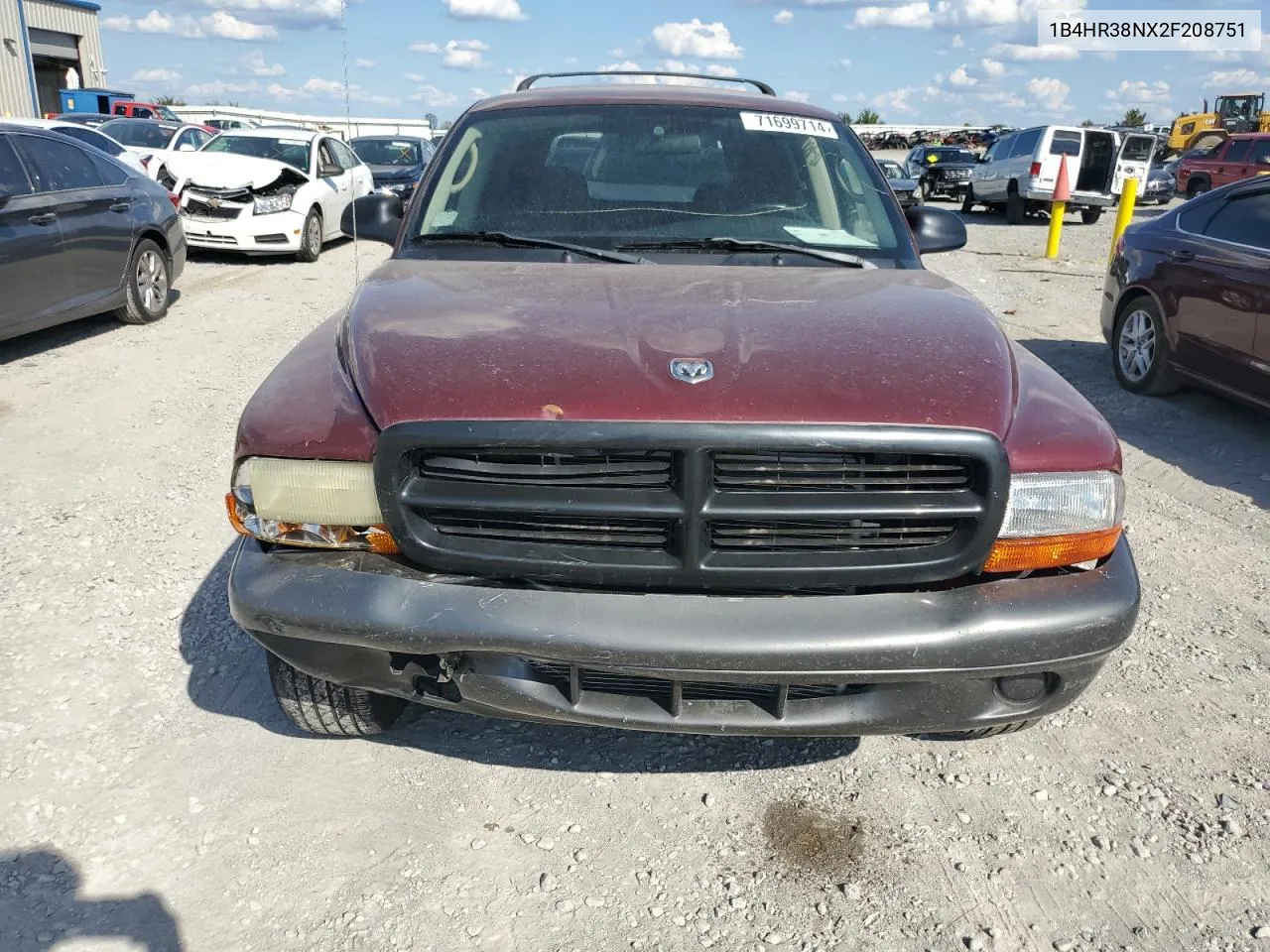 2002 Dodge Durango Sport VIN: 1B4HR38NX2F208751 Lot: 71699714