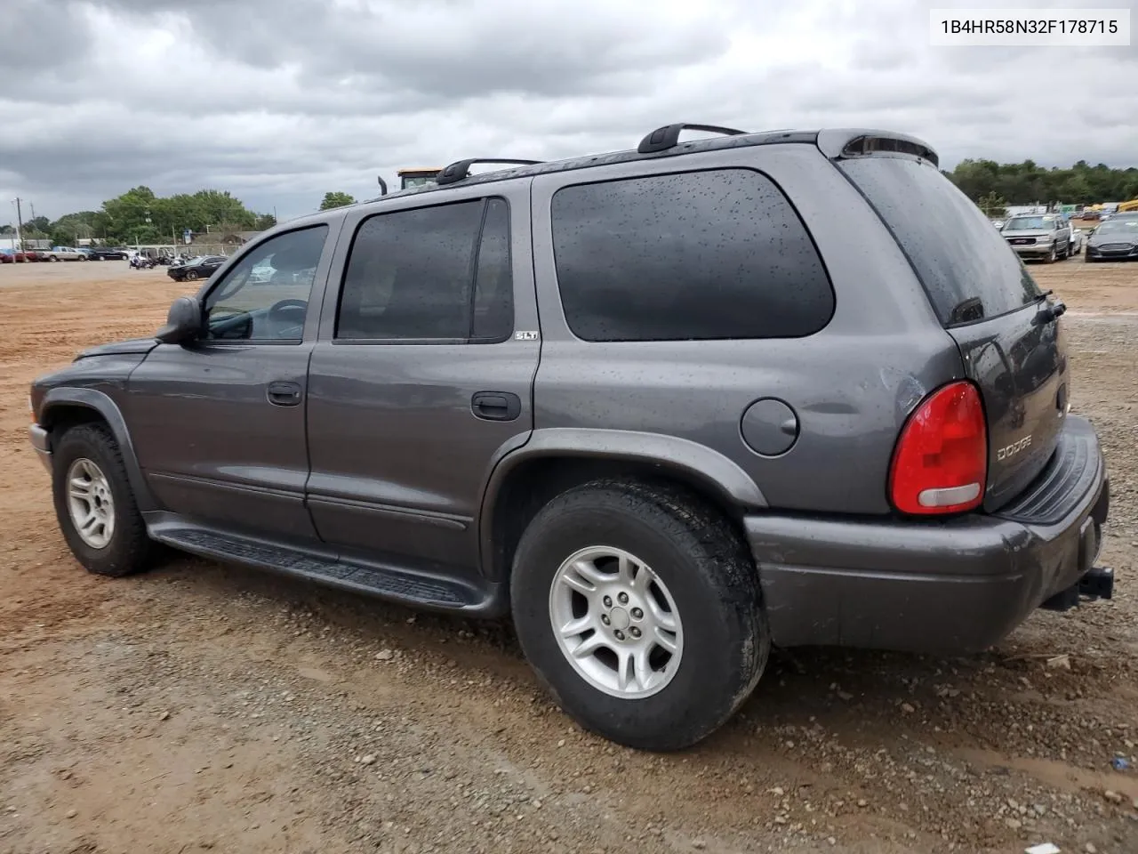 2002 Dodge Durango Slt Plus VIN: 1B4HR58N32F178715 Lot: 73343444