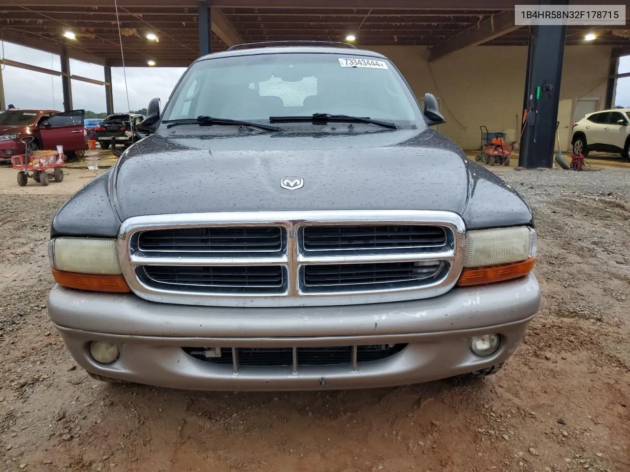 2002 Dodge Durango Slt Plus VIN: 1B4HR58N32F178715 Lot: 73343444