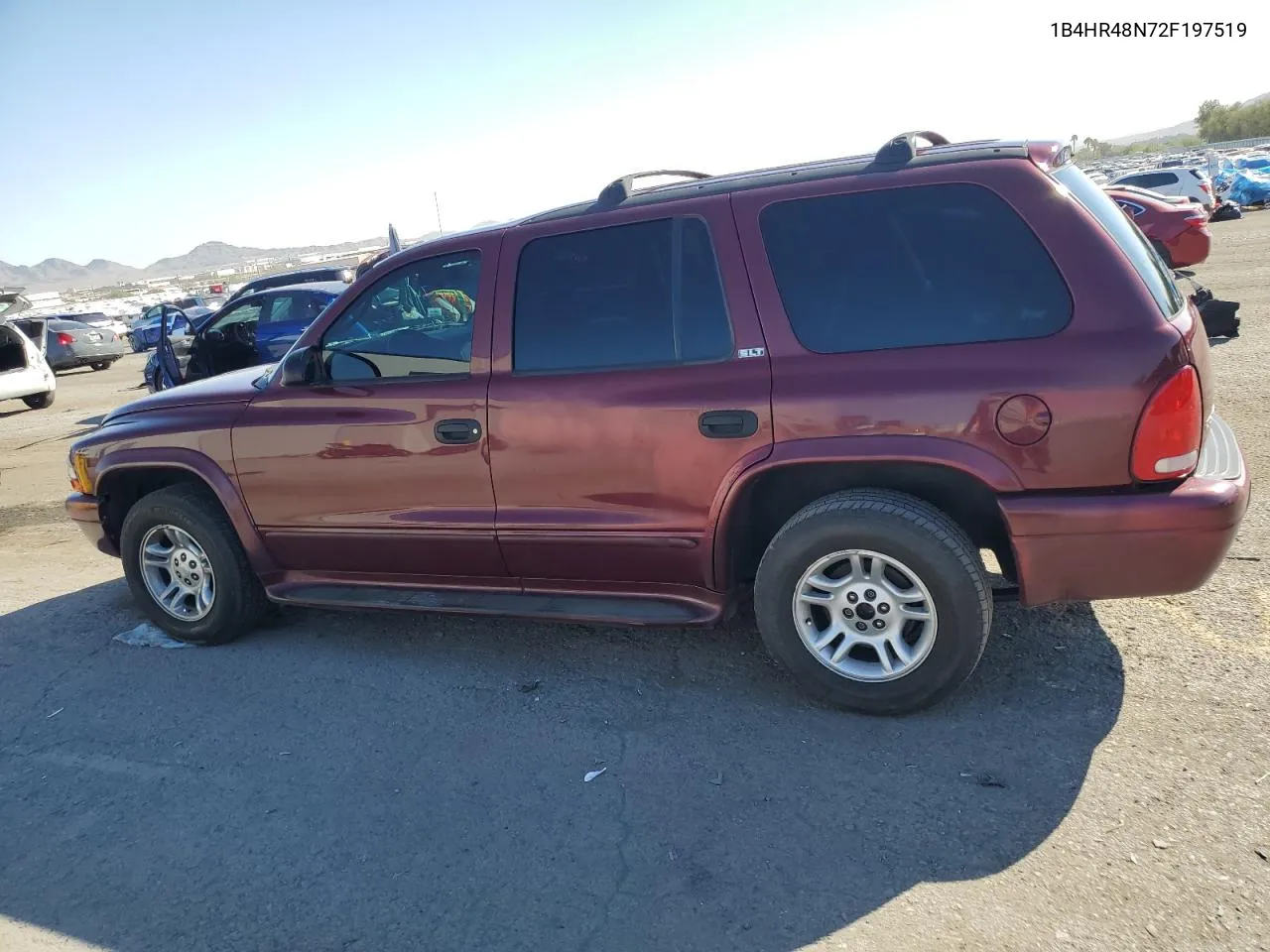 2002 Dodge Durango Slt VIN: 1B4HR48N72F197519 Lot: 73536564