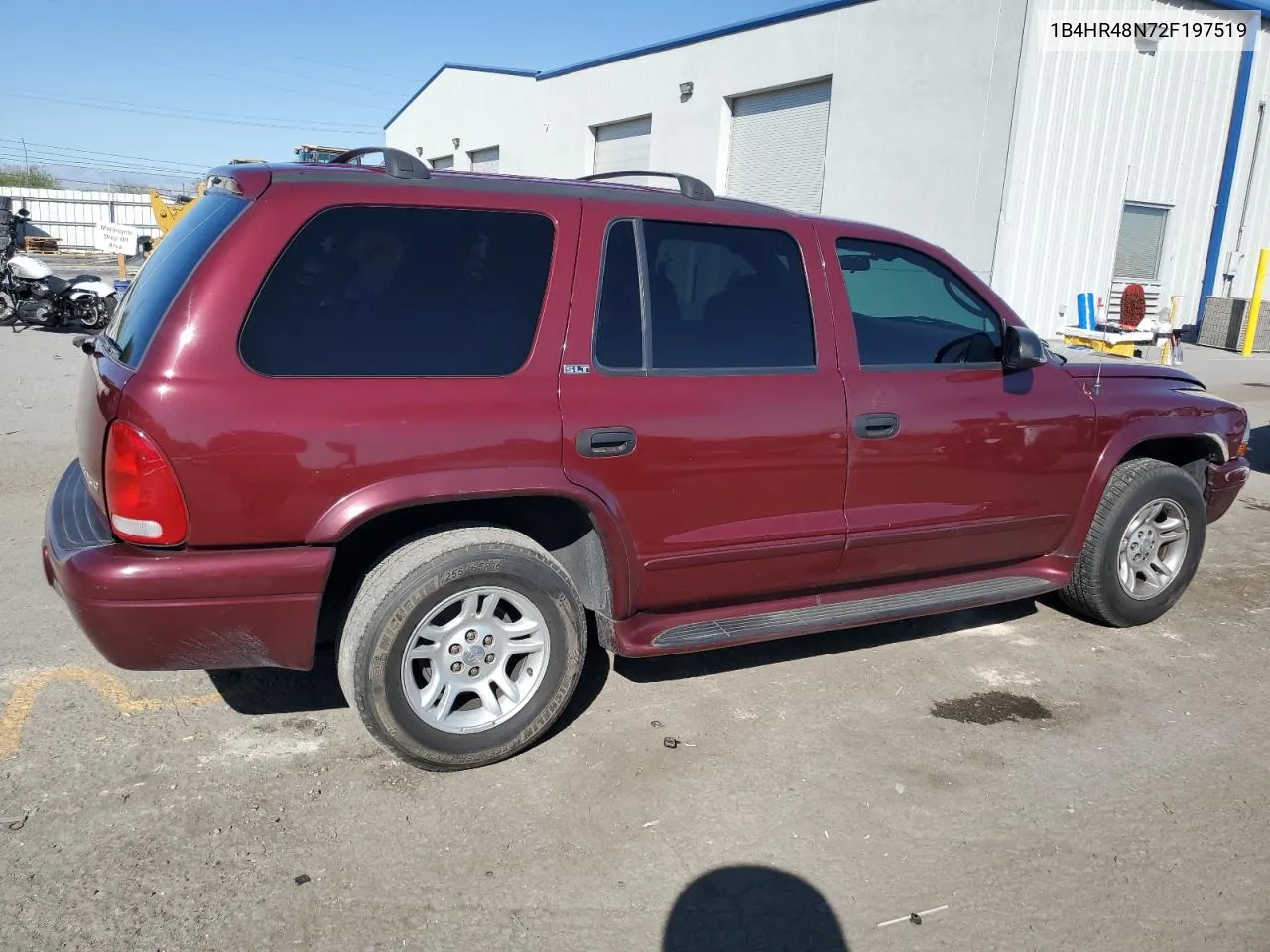 2002 Dodge Durango Slt VIN: 1B4HR48N72F197519 Lot: 73536564