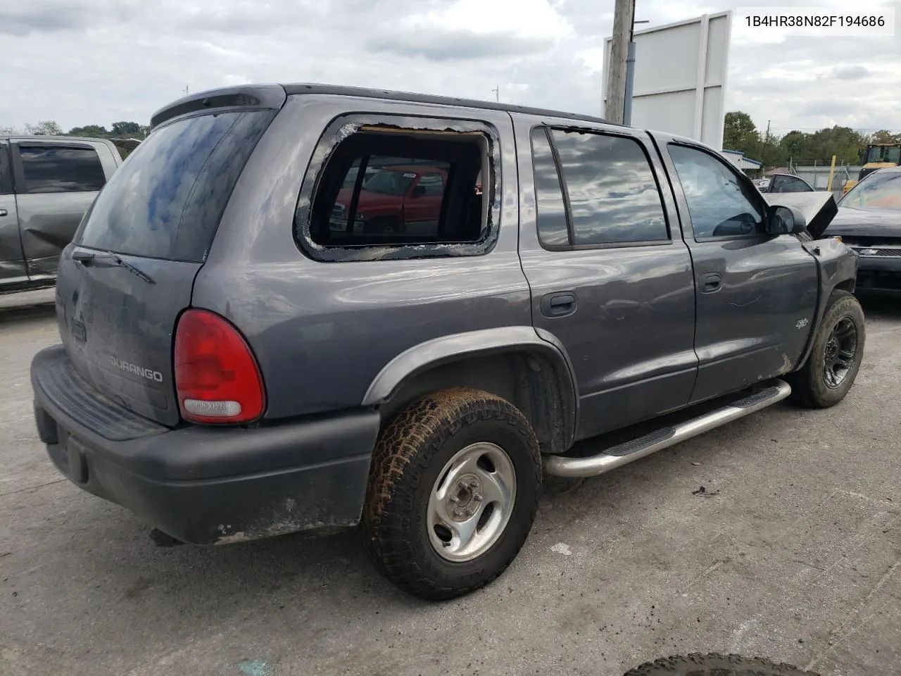 2002 Dodge Durango Sport VIN: 1B4HR38N82F194686 Lot: 74010314