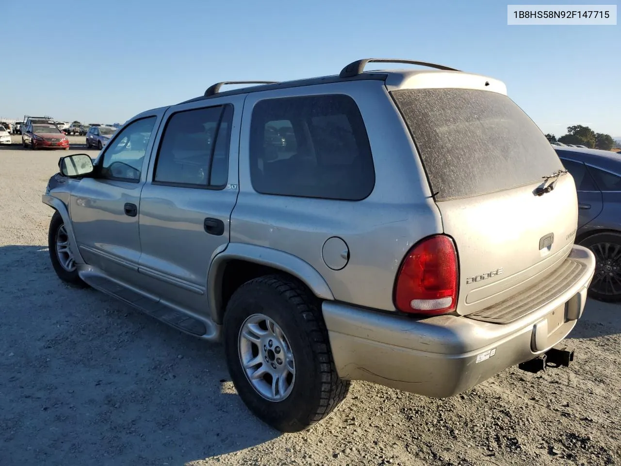 2002 Dodge Durango Slt Plus VIN: 1B8HS58N92F147715 Lot: 76606574