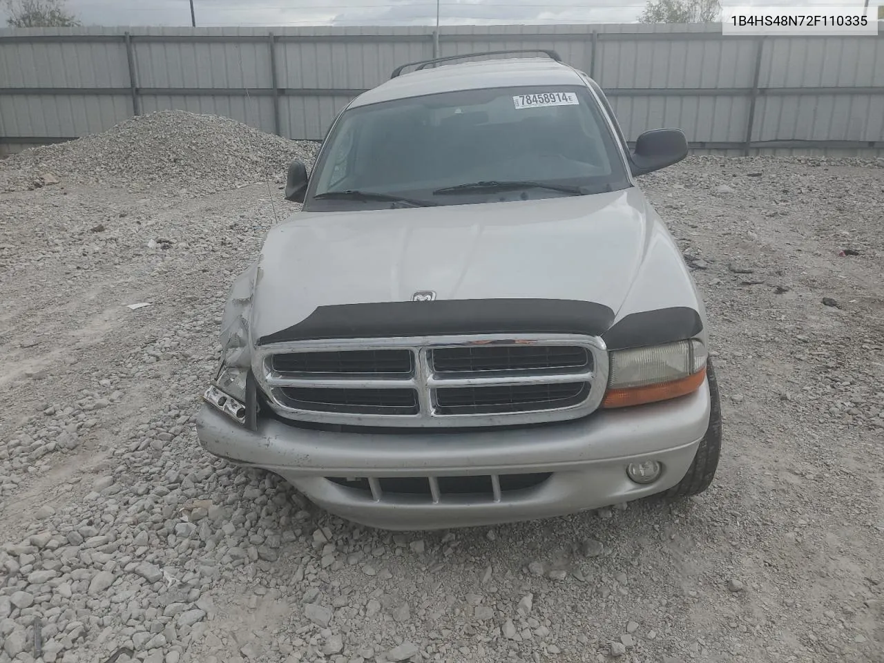 2002 Dodge Durango Slt VIN: 1B4HS48N72F110335 Lot: 78458914