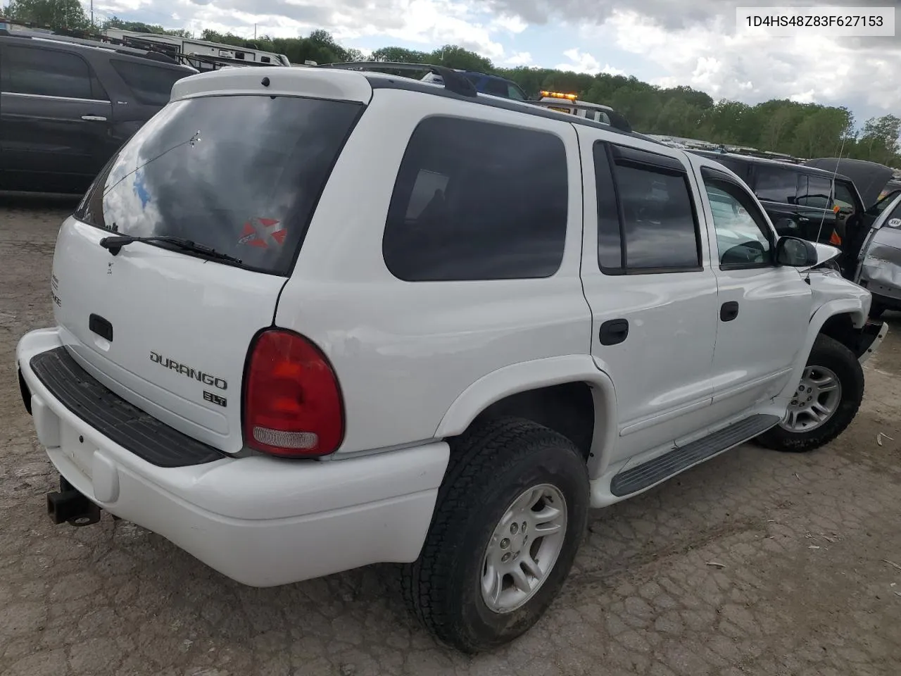 2003 Dodge Durango Slt VIN: 1D4HS48Z83F627153 Lot: 53620184