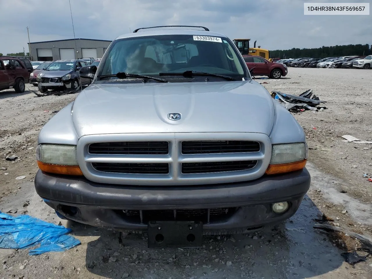 2003 Dodge Durango Sport VIN: 1D4HR38N43F569657 Lot: 63303974