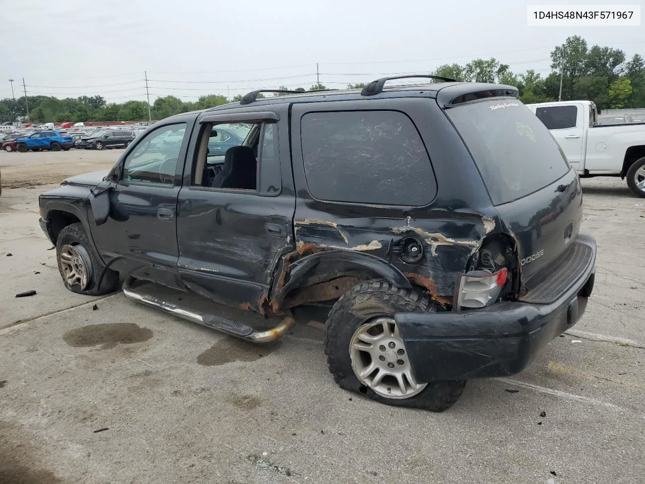 2003 Dodge Durango Slt VIN: 1D4HS48N43F571967 Lot: 67484794