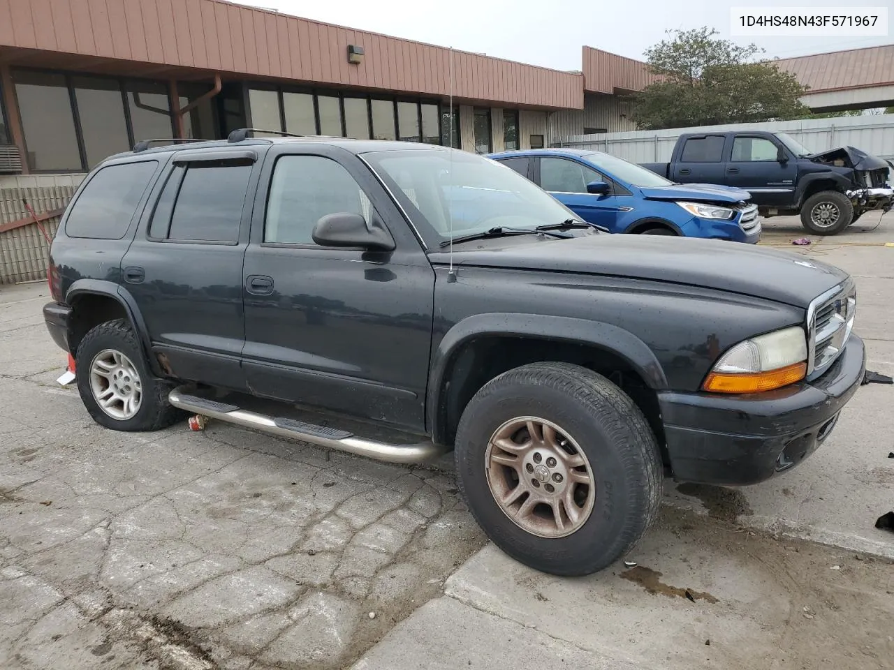 2003 Dodge Durango Slt VIN: 1D4HS48N43F571967 Lot: 67484794