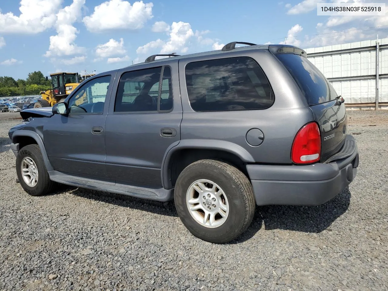 2003 Dodge Durango Sport VIN: 1D4HS38N03F525918 Lot: 69112384