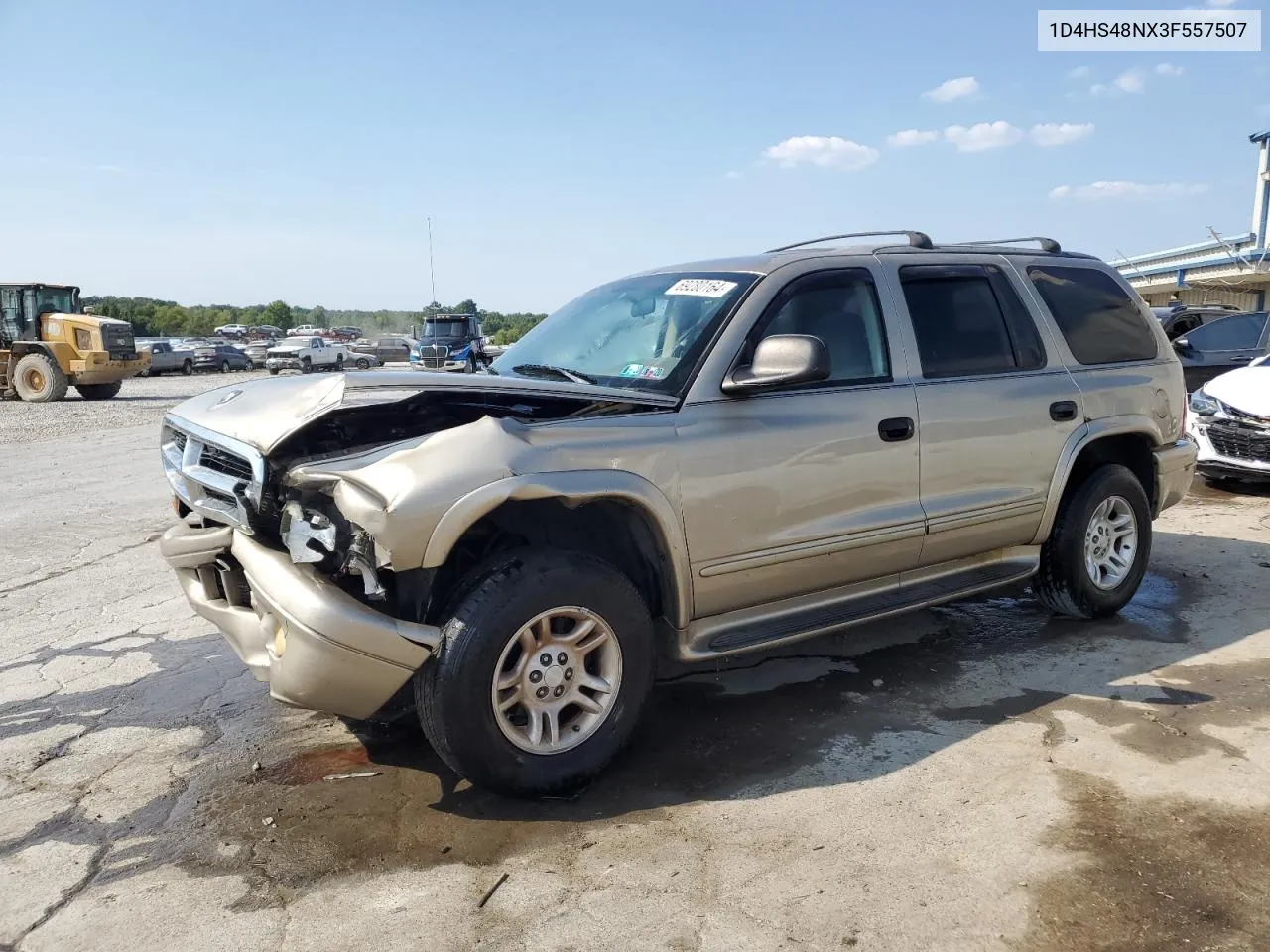 2003 Dodge Durango Slt VIN: 1D4HS48NX3F557507 Lot: 69280164