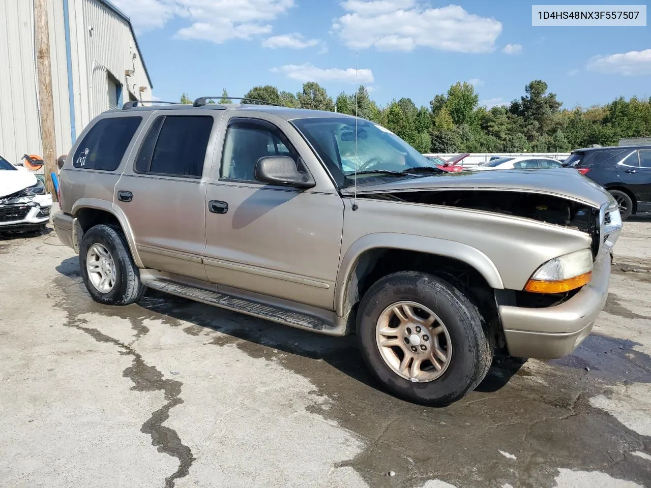 2003 Dodge Durango Slt VIN: 1D4HS48NX3F557507 Lot: 69280164