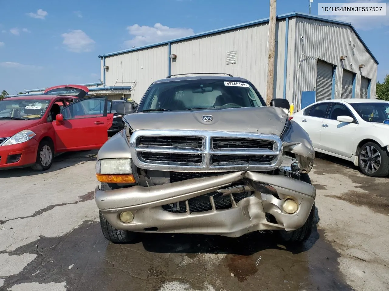 2003 Dodge Durango Slt VIN: 1D4HS48NX3F557507 Lot: 69280164