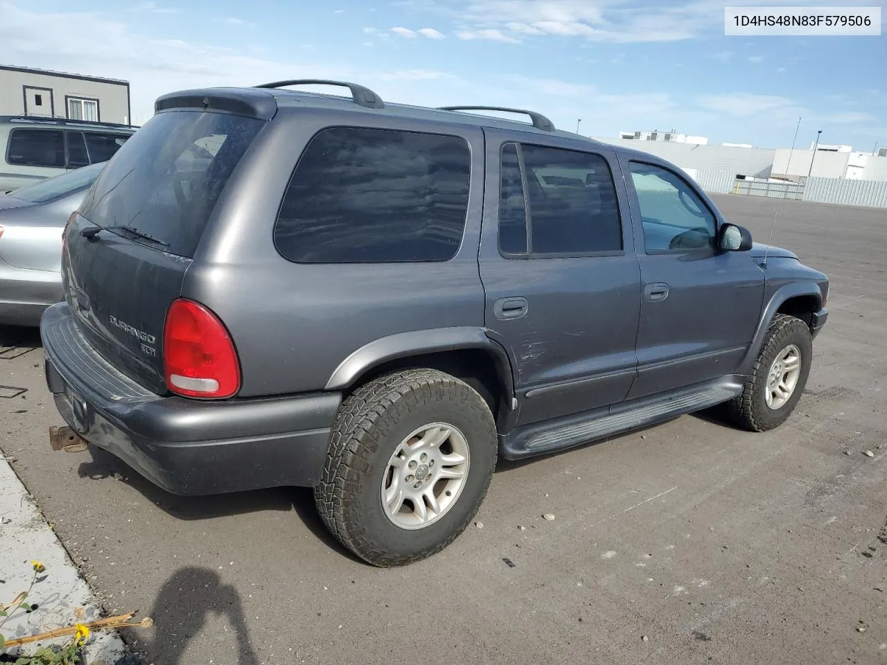 2003 Dodge Durango Slt VIN: 1D4HS48N83F579506 Lot: 73437624