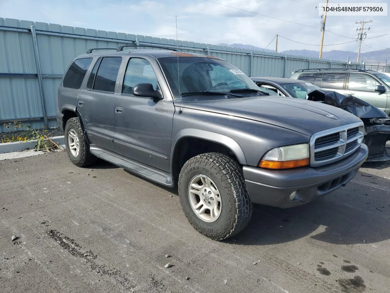 2003 Dodge Durango Slt VIN: 1D4HS48N83F579506 Lot: 73437624