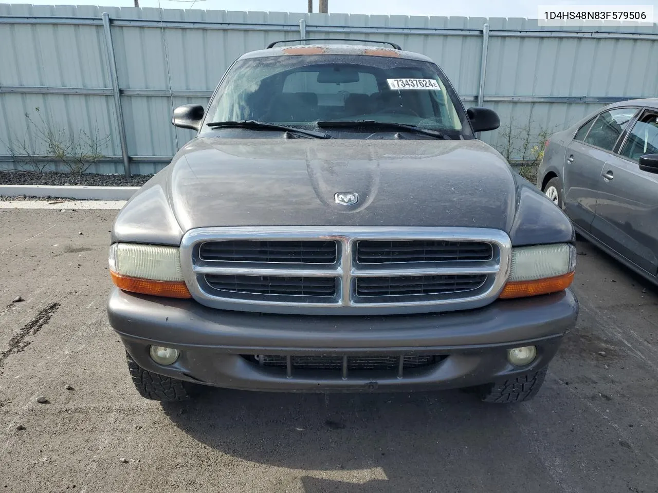 2003 Dodge Durango Slt VIN: 1D4HS48N83F579506 Lot: 73437624