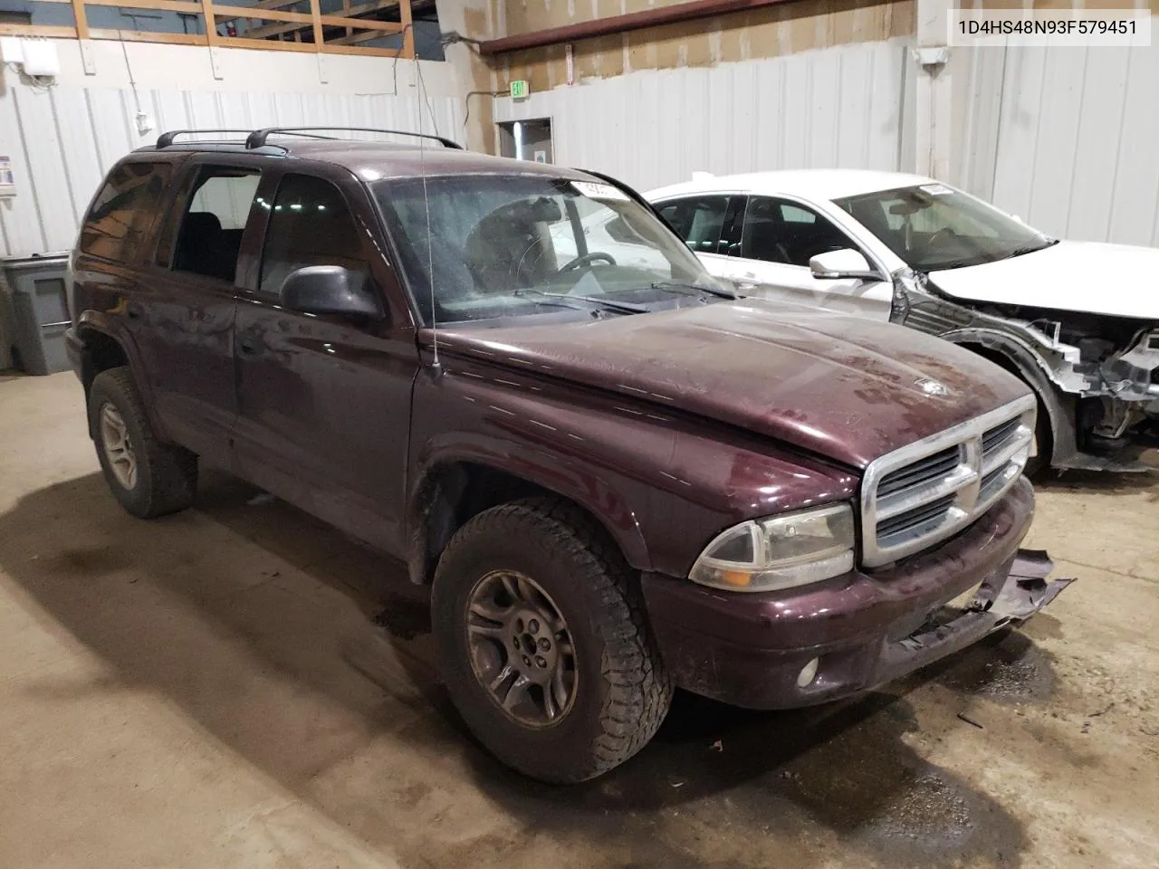 2003 Dodge Durango Slt VIN: 1D4HS48N93F579451 Lot: 74383174