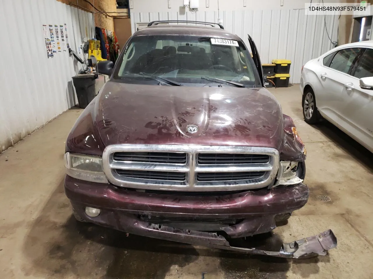 2003 Dodge Durango Slt VIN: 1D4HS48N93F579451 Lot: 74383174