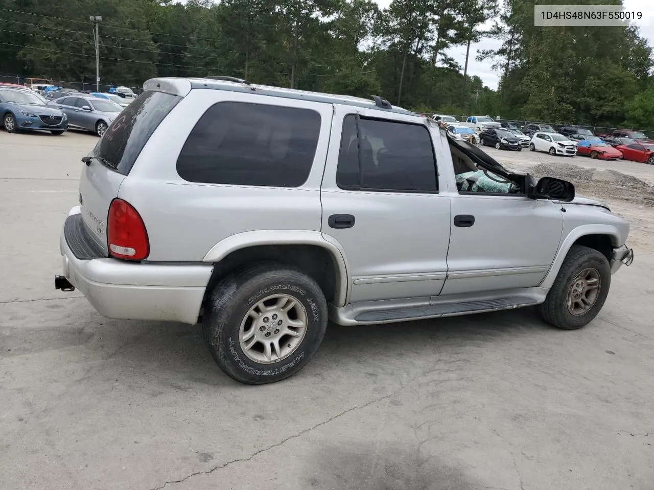 2003 Dodge Durango Slt VIN: 1D4HS48N63F550019 Lot: 74501684