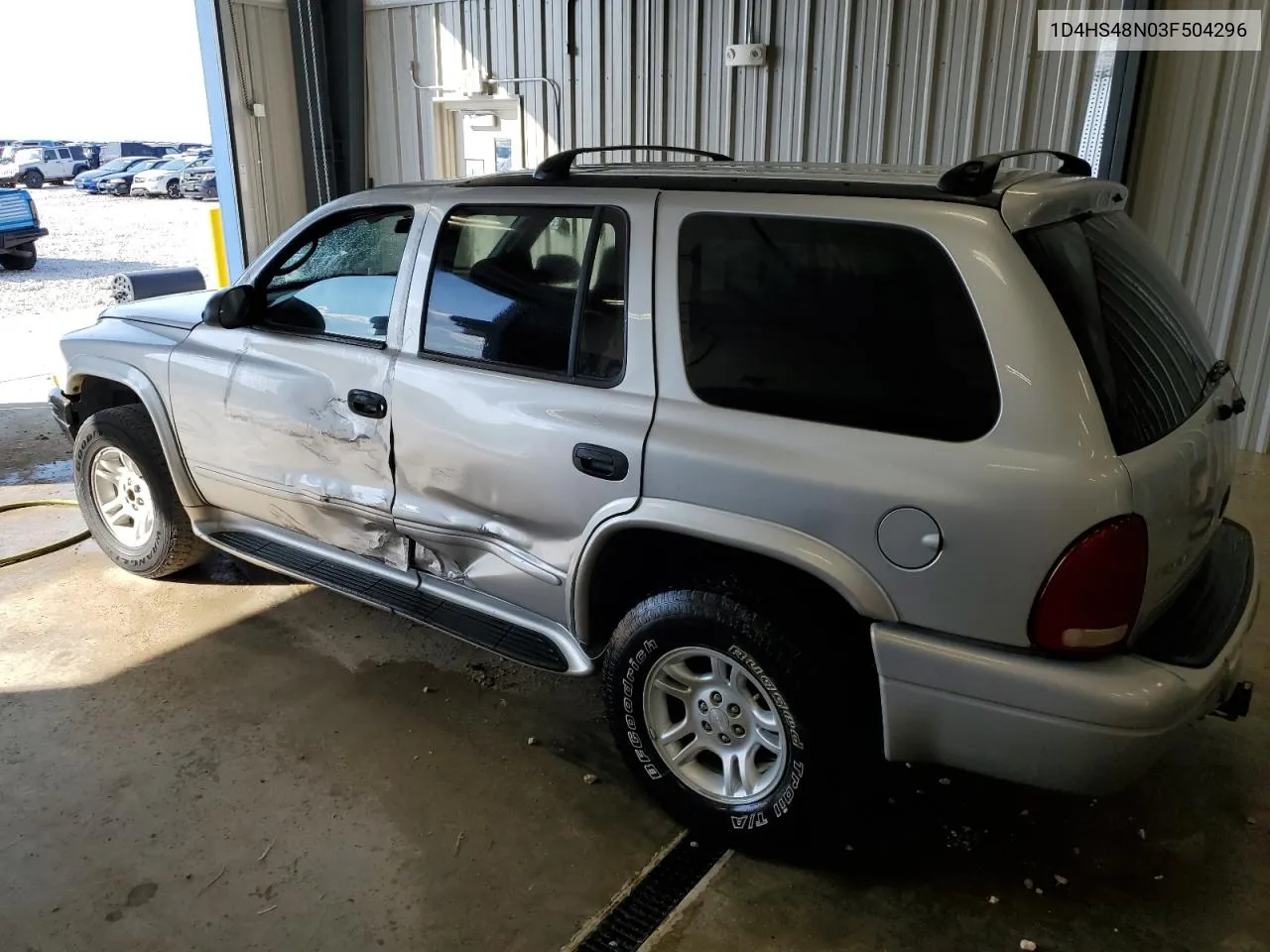 2003 Dodge Durango Slt VIN: 1D4HS48N03F504296 Lot: 75016274