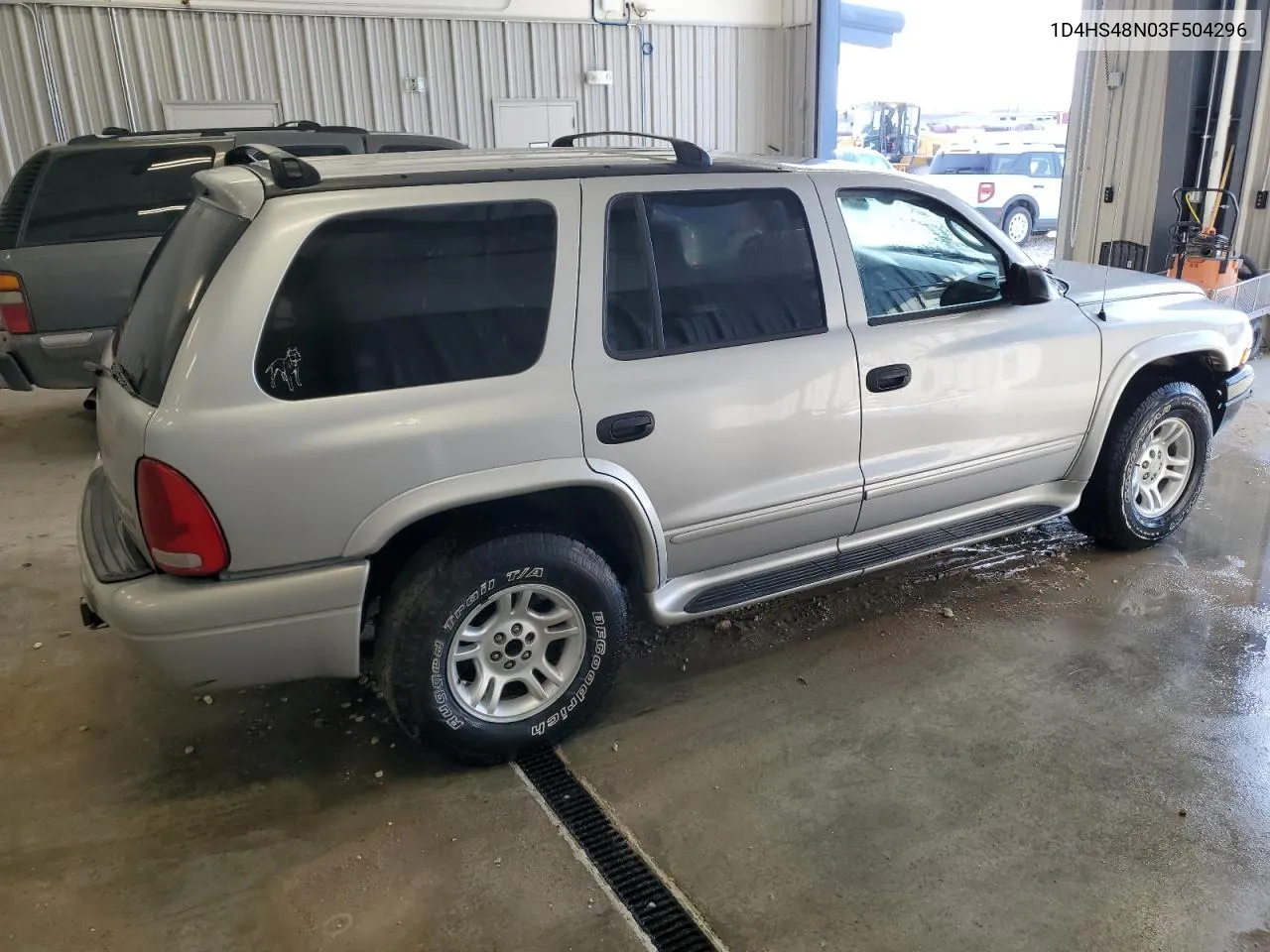 2003 Dodge Durango Slt VIN: 1D4HS48N03F504296 Lot: 75016274