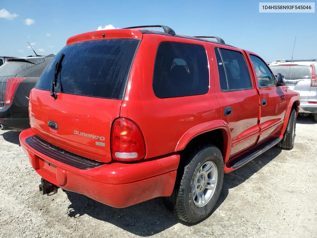 2003 Dodge Durango Slt Plus VIN: 1D4HS58N93F545046 Lot: 76031144