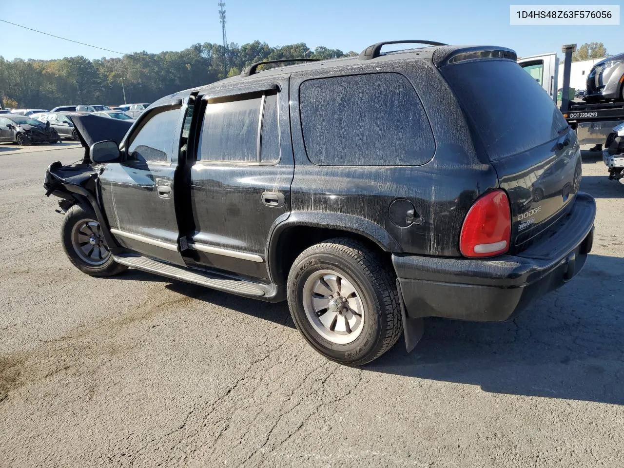 2003 Dodge Durango Slt VIN: 1D4HS48Z63F576056 Lot: 76752764