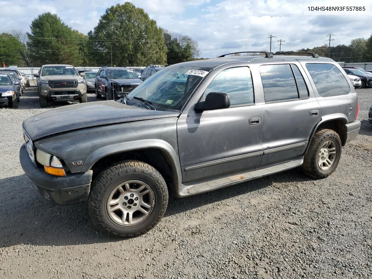 1D4HS48N93F557885 2003 Dodge Durango Slt