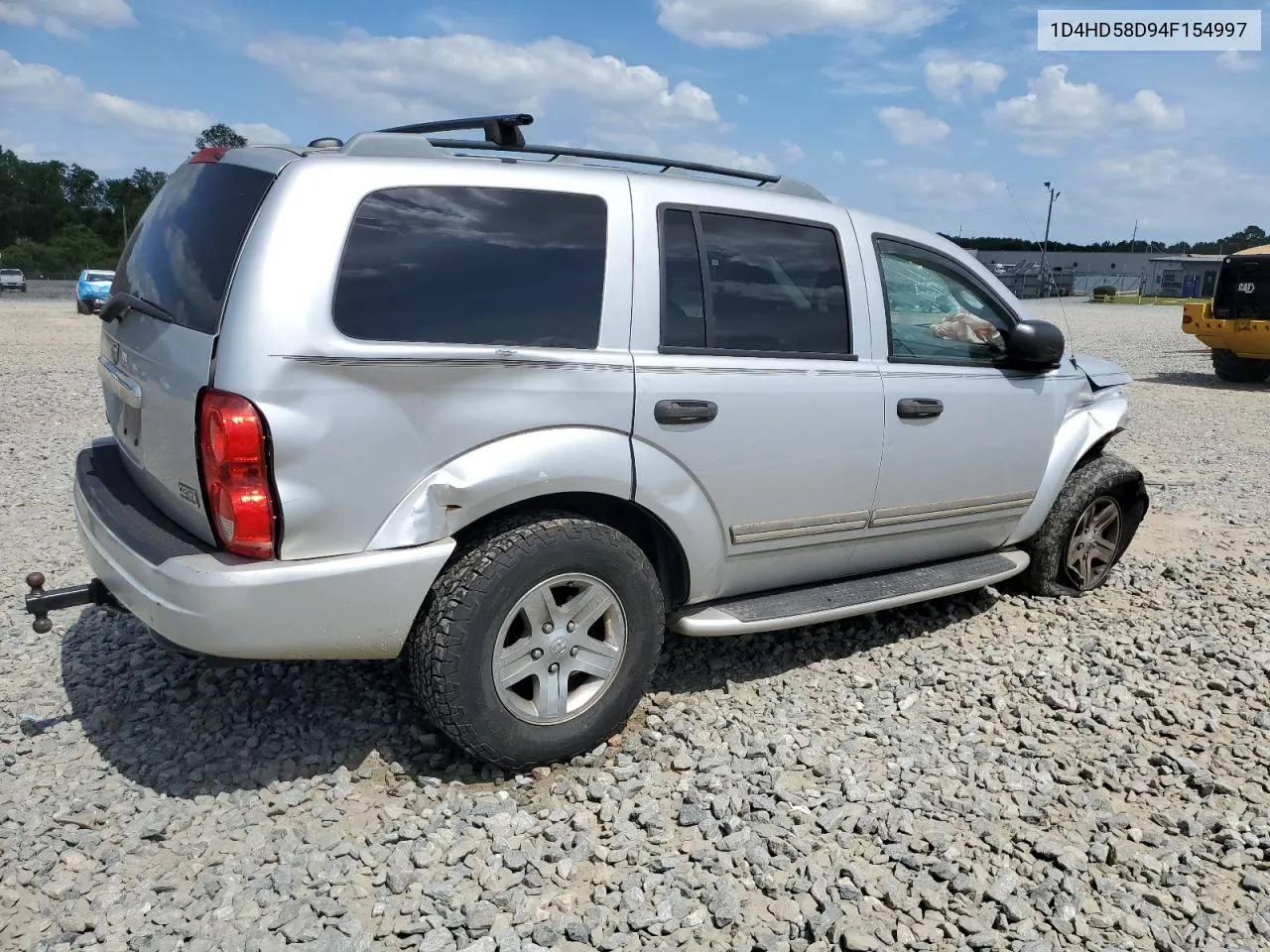 2004 Dodge Durango Limited VIN: 1D4HD58D94F154997 Lot: 58973804