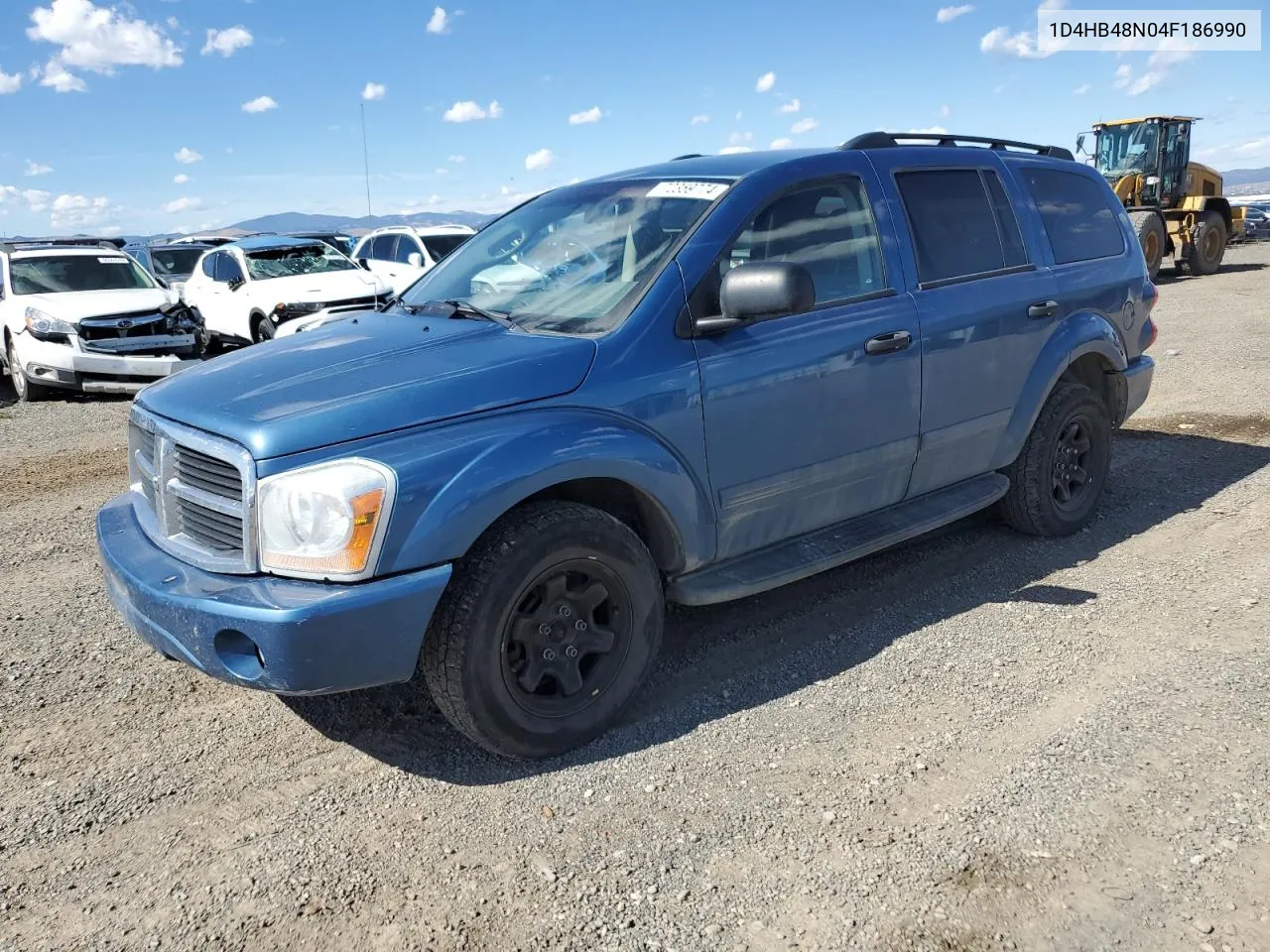 2004 Dodge Durango Slt VIN: 1D4HB48N04F186990 Lot: 72359774