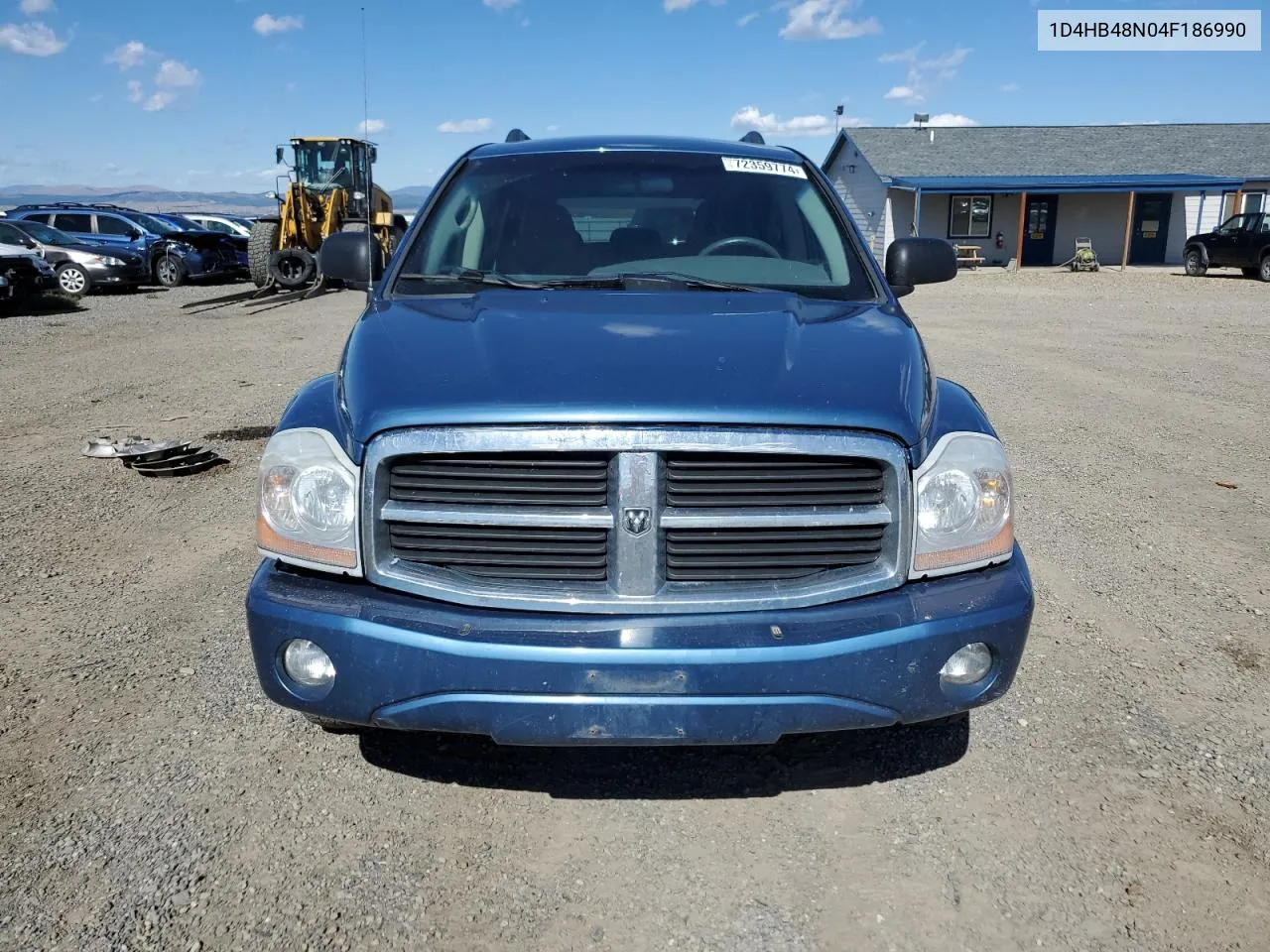 2004 Dodge Durango Slt VIN: 1D4HB48N04F186990 Lot: 72359774