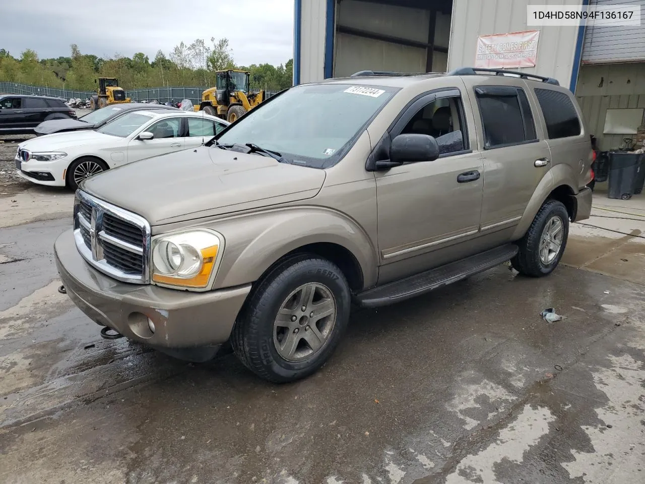 2004 Dodge Durango Limited VIN: 1D4HD58N94F136167 Lot: 73172244