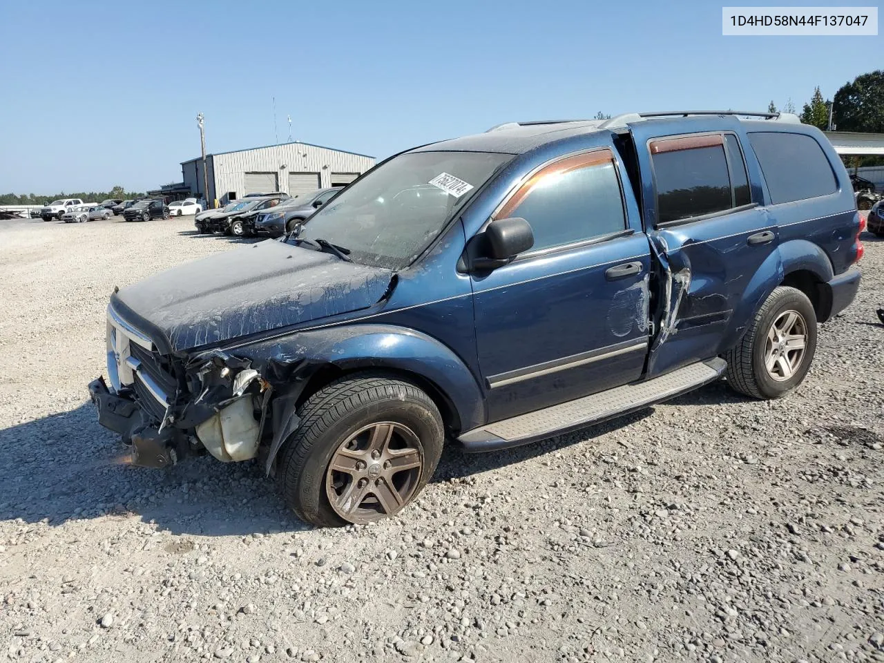 2004 Dodge Durango Limited VIN: 1D4HD58N44F137047 Lot: 75627074