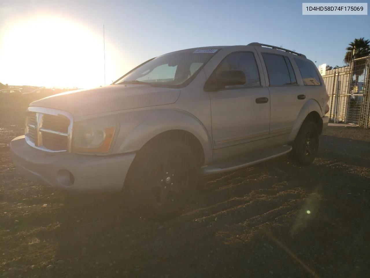 2004 Dodge Durango Limited VIN: 1D4HD58D74F175069 Lot: 80772994