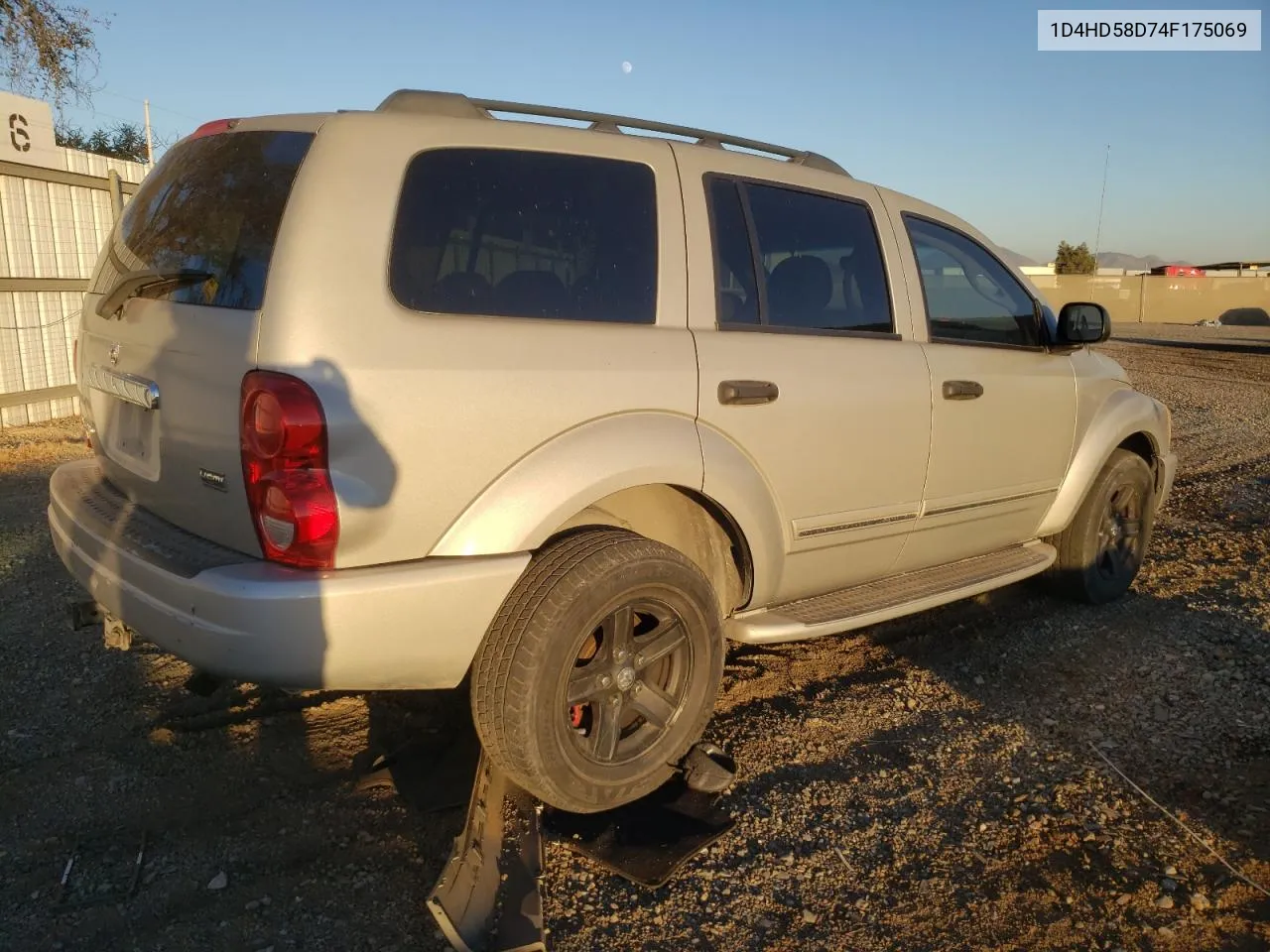 2004 Dodge Durango Limited VIN: 1D4HD58D74F175069 Lot: 80772994