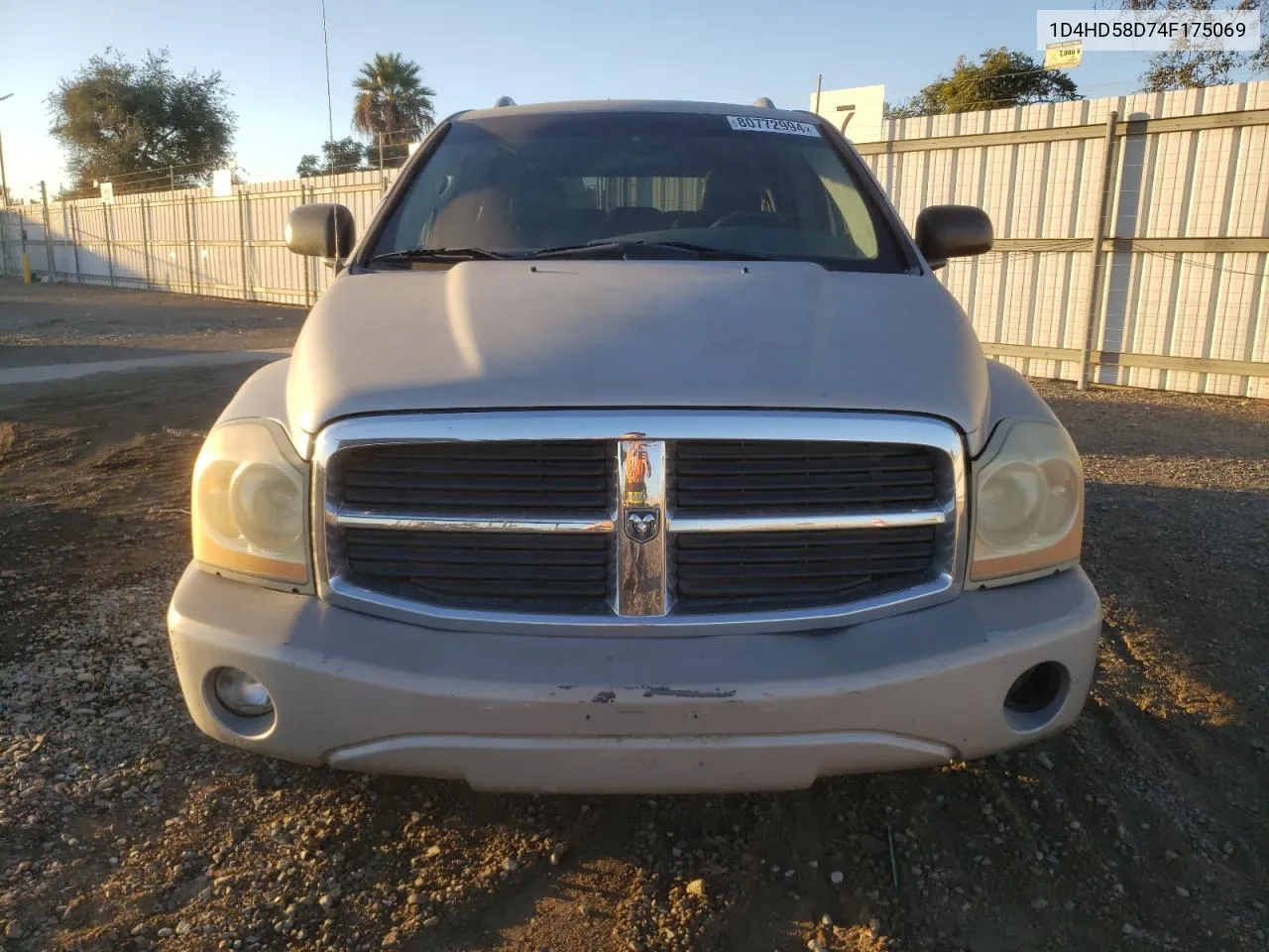 2004 Dodge Durango Limited VIN: 1D4HD58D74F175069 Lot: 80772994