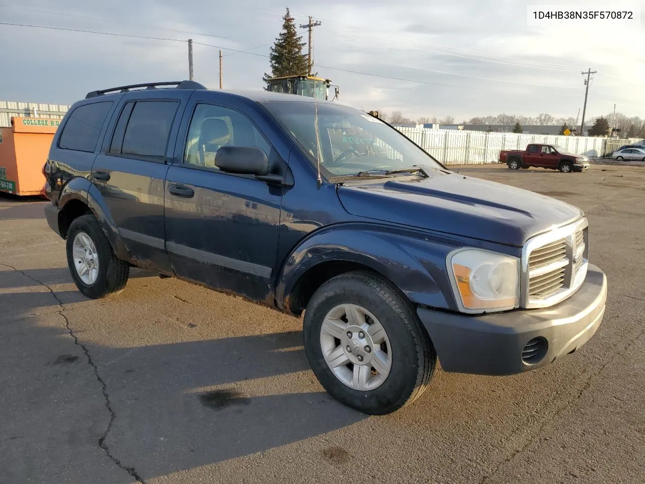 2005 Dodge Durango St VIN: 1D4HB38N35F570872 Lot: 41238194