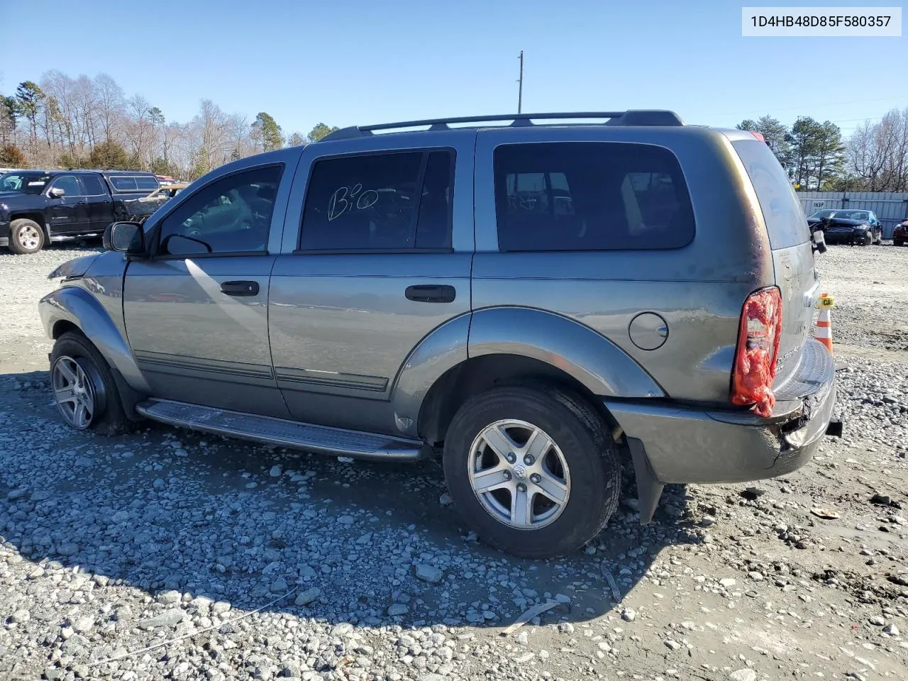 2005 Dodge Durango Slt VIN: 1D4HB48D85F580357 Lot: 42350214