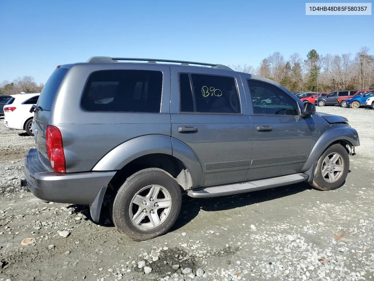 2005 Dodge Durango Slt VIN: 1D4HB48D85F580357 Lot: 42350214