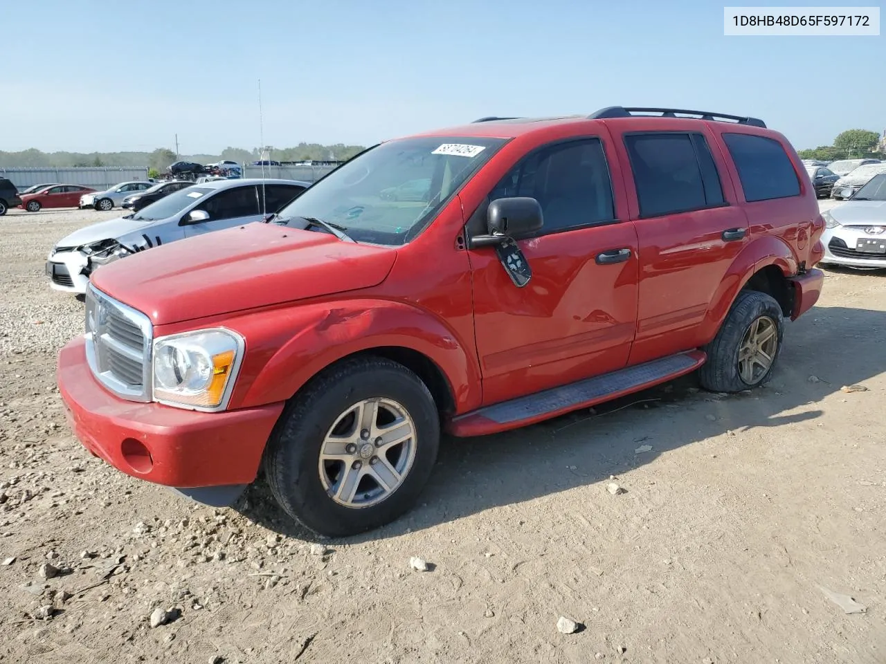 2005 Dodge Durango Slt VIN: 1D8HB48D65F597172 Lot: 68704264